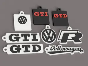 VW Volkswagen Golf R GTI GTD Schlüsselanhänger