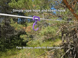 Camping Rope Hooks & Towel Holder
