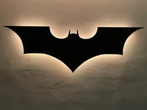 Batman Backlit LED Wall Logo | Modular