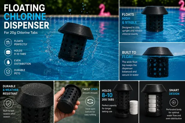 Floating dispenser for Chlorine / Bromine tabs — Фото 2 из 8