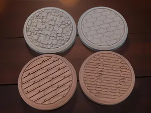 Miniatur Round Base Plate