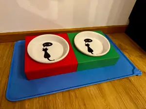 Doppelnapf Ständer für Trixie Keramiknäpfe 