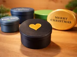 Round Gift / Storage Box (Customizable)