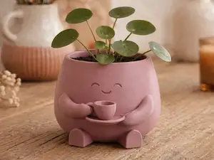 "Barista Buddy" - Cute Planter 