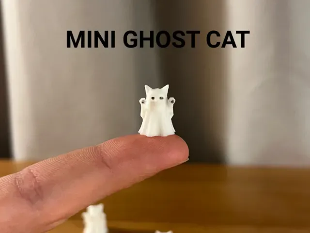 Mini Ghost Cat