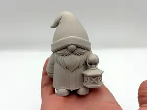 Knitted Lantern Gnome