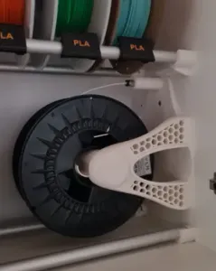 Filament Spool Holder, PTFE direct feed from shelf
