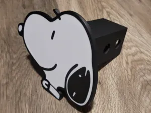 Snoopy Trailer Hitch Cover