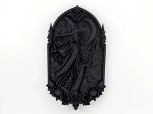 Celestial Witch Wall Plaque, version 2