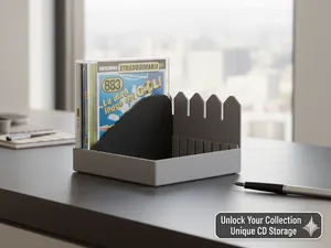 Retro Style CD-DVD Display Storage Box