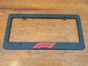 F1 License Plate Frame