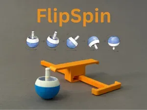 FlipSpin - Self-Flipping Spinning Top