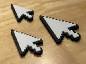 8-Bit Arrow Cursor - Fridge Magnet (Hot-Swap)
