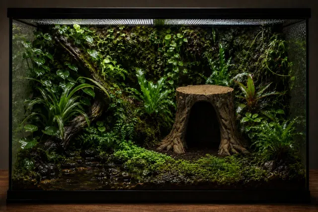 Forest Stump Shelter - Terrarium & Aquarium Decor — Фото 3 из 7