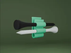 Golf Tee Hat Clip