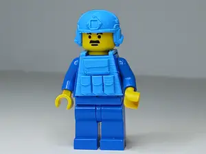 Simple tactical helmet Minifigure Brick