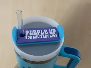 Purple Up for Military Kids Lid Topper