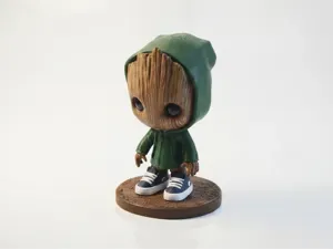 Baby Groot Figurine Chibi Cute 3D Printable