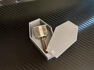 Coffin For Disasters On The Way. Swivel Lid