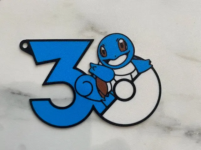 Pokemon 30th Anniversary Starter Keychain Set — Фото 5 из 5