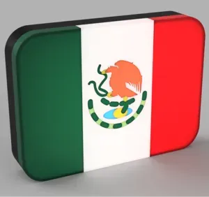 World Flags - Mexico LED Lamp