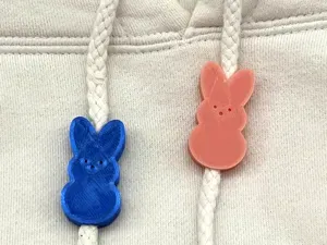 Easter Peeps Drawstring Beads