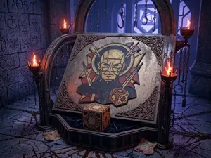 Pinhead Hellraiser Stained Glass Wall Art