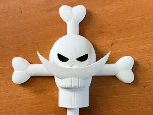 Whitebeard Jolly Roger Wall Art – No AMS