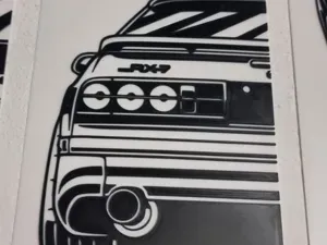 2D Wallart Madzda RX7 JDM Old