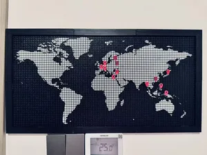 可标记的世界地图