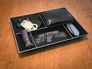 SAN ANTONIO SPURS ~ NBA EDC Dump Tray Organizer