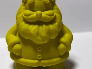 Yellow Santa Figure