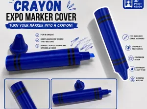 Crayon-Style EXPO Dry Erase Marker Cover