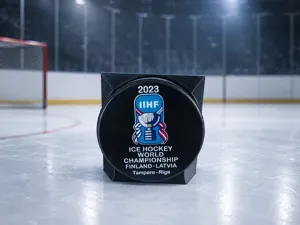 Hockey Puck Stand - Display