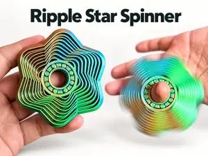 Ripple Star Spinner – Wavy Star Fidget Spinner