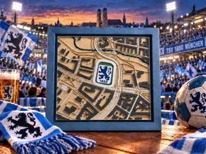 TSV 1860 MÜNCHEN altes Logo – GRÜNWALDER STADION