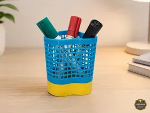 Square Grid Pen, Pencil, Marker & Brush Holder