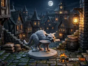 D&D miniature - Knife Cat Rogue