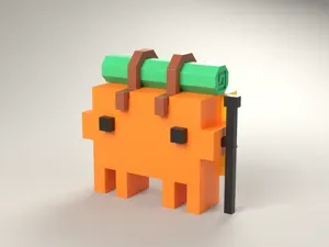 Clawd Backpacker – Claude Code Mascot on a Hike