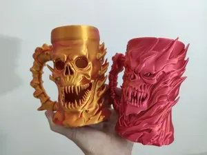 Fire Demon Can Holder / Beer mug (two types)