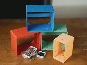 Modular Media Shelving