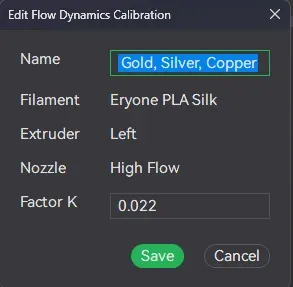 Calibration for Eryone PLA Silk Gold Silver Copper — Image 17 of 17
