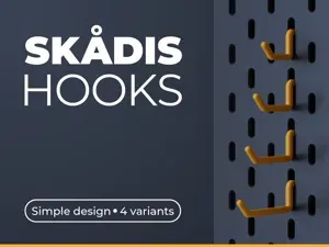 IKEA Skadis Basics - Straight Hooks Set