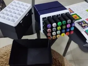MARKER HOLDER AND CASE - 36 COLORS