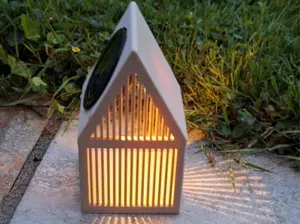 Solarleuchte Haus japandi
