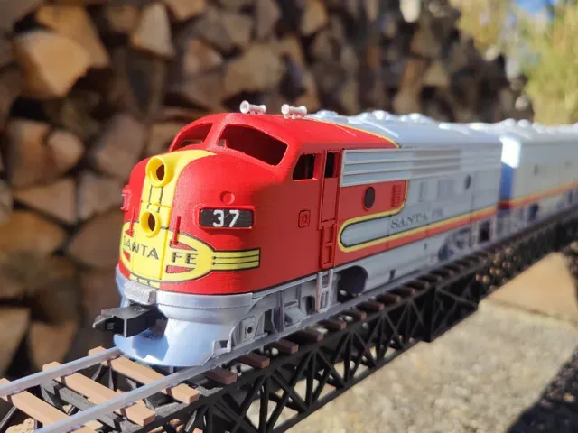 ATSF Warbonnet Locomotive for Dragon Railway