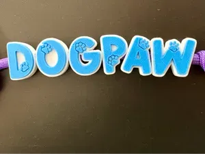 PawPrint Letter 5mm Hole\Paracord Bracelet Letter
