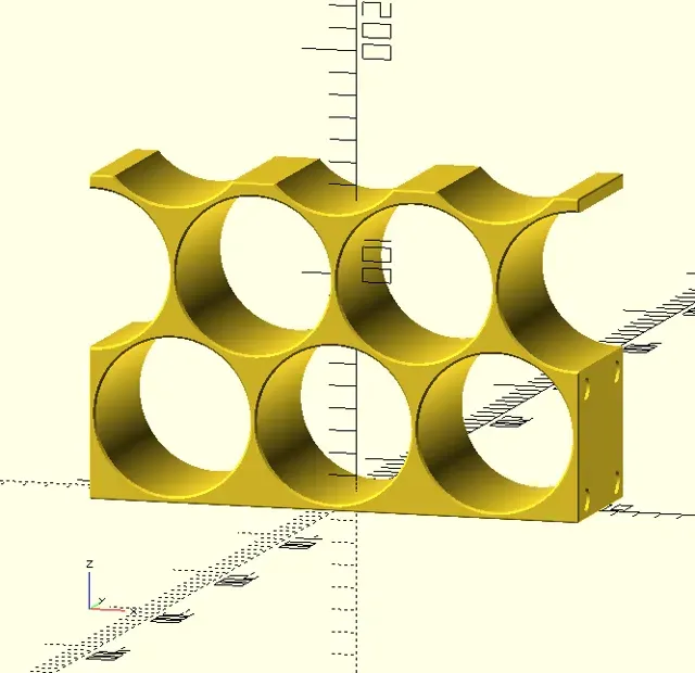 Parametric & expandable bottle holder (fridge,...) — Фото 2 из 4