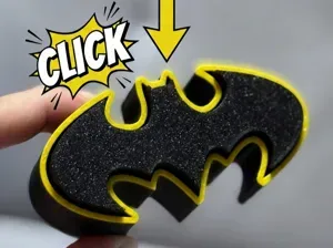The Bat-Clicker - Batman Logo 3D Shape Fidget