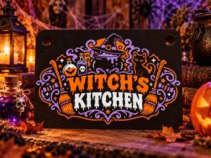 Witch’s Kitchen – Halloween Sign